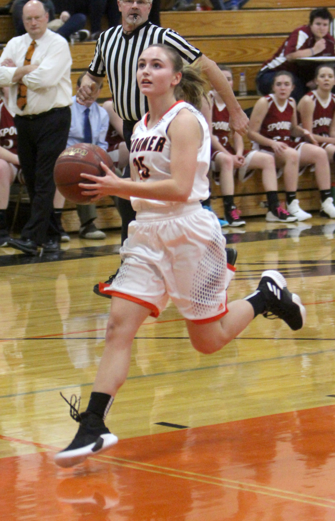 Spooner at Bloomer girls basketball 12-11-18